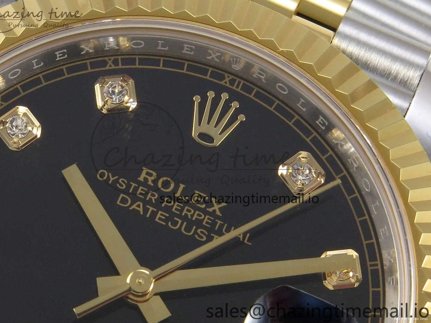 AAA Replica Watches Diamonds (Weighted) SS Edition Bracelet 41 126333 Black Jubilee SH3235 1:1 EasyCare ARF Dial 210 Best on DateJust YG 0119